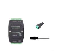 Industrial 8-Channel Digital I/O Module, DC 7-36V Wide Voltage, for MODBUS RTU Protocol, NPN/PNP Input, Open-Drain Output 500mA, DIN Rail Mount for Automation Control Systems