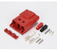 Industrial 80A Connector 2P+E IP67 for Forklifts and Energy Storage, Silver Contact PC Housing V0, Compatible with Style, Robust for Ships and Buses (1 Piece)