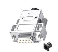 Industrial 9Pin RS232/485 Adapter 9Pin Welding Port Terminal 9 Pin Female Male Connector Metal Soldering Connector Solderless Terminal Adapter