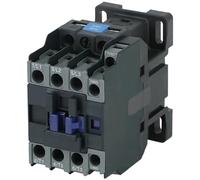 Industrial AC Magnetic Contactor, Black and Grey, Low Power Consumption, High Reliability for Industrial Applications, Compact Design with Stable Performance (NXC-25 AC 220V)