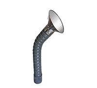 Industrial Adjustable Ventilation Duct, Heat-Resistant Bendable Tube, 360° Rotatable Fume Extraction Arm, for Dust Collection(D 160mm x L 2500mm)