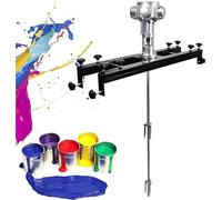 Industrial Air Agitator and Tank Mixer with Adjustable Power Options, Pneumatic Bracket for Paint and Liquid Stirring Applications