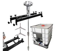Industrial Air Agitator Mixer for Tanks, High Power with Pneumatic Bracket, Ideal for Paint Stirring and Mixing in Large Cylinders