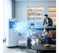 Industrial Air Conditioning Unit Portable Air Cooler, 4 Wheels, 3 in 1 Mobile Air Conditioners, Cooling Fan and Dehumidifier for Home/office 12000btu,12000BTU