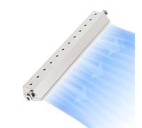 Industrial Air Knife Blower - 900mm Aluminum Dust Blowing Blade with 1/4" Thread, Efficient Gas Nozzles for Water & Dust Removal, Perfect for Pipe Cable Drying with Air Compressor