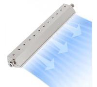 Industrial Air Knife Blower for Production Line, Aluminum Alloy, 150-600mm Length, 1/4 Thread, 0.05mm Gap, Work with Compressor