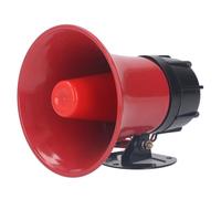 Industrial Alarm Security Siren 120dB 30W High Volume Emergency Warning Horn ABS Outdoor Port Vehicle Truck Motorcycle RV Ship Yacht (AC220V)