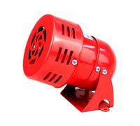 Industrial alarm siren with motor powered by AC 220V delivering continuous loud alarm sound for power failure and site disturbance