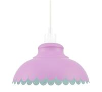Industrial and Modern Petal Designed Ceiling Pendant Lighting Shade Happy Homewares Lilac One Size
