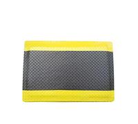 Industrial Anti-Fatigue Floor Mat- Welding Safe,Static Non-Slip Floor Carpet,20Mm Thickened Foot Pads,Comfort Step For Grocery Store Checkout Stations(Black+Yellow)(60X60Cm)