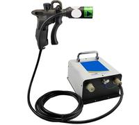 Industrial Anti Static Ion Air Gun, 10KV Dual Voltage Ionizing Air Blower, 0.4-0.8Mpa Static Eliminator Gun for Dust Removal & Electrostatic Discharge Control