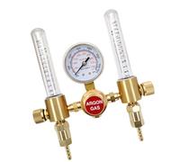 Industrial Argons Double Tube Pressure Meter With Large Face & Strong Brass Body Pressures Measurement For Cutting Brass Pressure Instrument For Food Processing