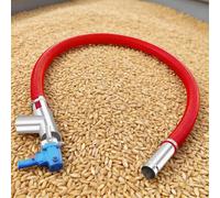 Industrial Auger Conveyor Machine, 2000W Electric Screw Conveyor with 1.5m Flexible Hose, Efficient Grain Transfer for Small Particle Cement, Sand, and Powder