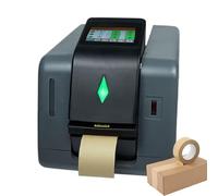 Industrial Automatic Water Activated Tape Dispenser - Electric Kraft Cutter for Carton Sealing, Commercial Grade for High-Volume Transport Packaging