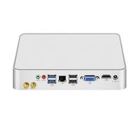 Industrial Ball Bearing Fan for Core i5-6200U Mini PC Windows 10 or Linux Ubuntu Gigabit LAN HD VGA 8 USB Industrial Mini PC 16GB RAM 256GB SSD