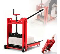 Industrial Bearings Paver Block Splitter with Wheels | Handwheel Adjustable Concrete / stone Brick Brick Splitter For Paving/granite/marble Landscaping Projects