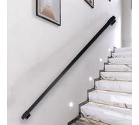 Industrial Black Stair il Safe Anti Slip Iron Balustrade Railing for Stairs 300cm Long Guardrail for Home and Commercial Use