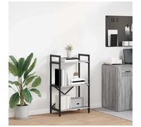 vidaXL Bookshelf Grey Sonoma 56 x 34 x 96 cm Engineered Wood