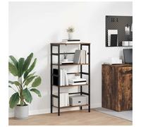 vidaXL Bookshelf Smoked Oak 60 x 29.5 x 115 cm Engineered Wood