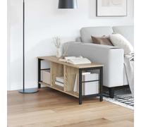 vidaXL Bookshelf Sonoma Oak 102 x 32 x 40.5 cm Engineered Wood