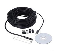 Industrial Borescope 7mm Probe 15m Pipe Inspection Camera for Android with IP66 Waterproof 300000 Pixel and 6 LED Sewer Drain Cleaner