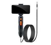 Industrial Borescope with Rotatable Head and 5mm Probe for Dark Narrow Space Detection Bendable Inspection Camera