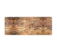 Industrial Brick Wall Background Mouse Pad 12x31.5in Extended Gaming Mat