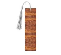Industrial Brick Wall Background Print Wooden Bookmark Cute Bookmarks,with Tassels Bookmarks 5 Pieces Bookish Gifts