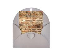 Industrial Brick Wall Background Printing Vertical Blank Paper Holiday Greeting Thankful For You (Thinking Of You Card Birthday Card)