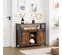 Industrial Brown Dining Sideboard Kitchen Cupboard Storage Cabinet Buffet Table