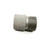 Industrial Bushing,1Pc M14 Steel Drill Sleeve 2-10MM Woodworking Pitch 1mm Guide Bushings for 3 in 1 Doweling Jig Pocket Hole Locator(M14x1 2mm)