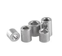 Industrial Bushing,5/10pcs Aluminum Flat Washer M3 M4 M5 M6 M8 M10 Height 2mm to 30mm Bushings Gasket Spacer Non-Threaded Standoffs(10mm Thickness,M8 5pcs)