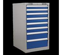 Industrial Cabinet 8 Drawer