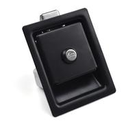 Industrial Cabinet Lock, Push-to-Close Latches Pull to Open 64-10-302-90 Same Plane Cabinet Lock Panel 1Pcs(with Key)