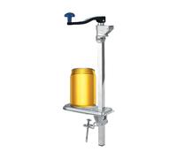 Industrial Can Opener Stainless Steel, Heavy Duty Manual Bench Top Opener for Tall Cans, Durable Steel Base for Professional Use Silver 48cm/18.5in