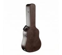 Industrial Case Acoustic Guitar Case Guitar Hard Case Folk Guitar Case Wood Frame With Pearl Cotton Lining And Suitable for stage, Brown, Retro Brown, 40/41 Inch