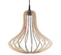 Industrial Chandelier ELZA Wood Natural Wood E27 LED SOLLUX LIGHTING Indoor NEW