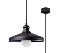 Industrial Chandelier MARE 1 Steel Black E27 LED SOLLUX LIGHTING Any room NEW