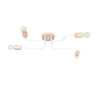 Industrial Chandelier TIMBO 4 4-Light Steel White E27 LED SOLLUX LIGHTING