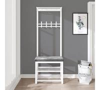 Industrial Coat Rack with Shoe Sto - Freestanding Hall Tree Bench with Hoo & Shelf for Entryway Hallway nizat - Slish Entryway Fur Solut