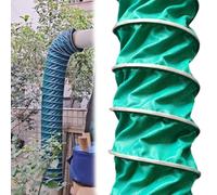 Industrial Commercial Cleaning Duct Hosing for Exhaust Fan, High Temp Resistant Flexible Dryer Vent Ducting for Bathroom/Kitchen/Garage/Renovation Sites(8in x 25ft/203mm x 7.6m)