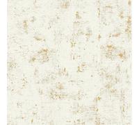 Industrial Concrete AS Creation Wallpaper White / Gold AS230775 Vintage Metallic