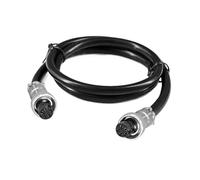 Industrial Connector 1m 2m 3m Wire GX12 2 3 4 5 6 7 Pin M12 Circular Waterproof Electric Cable Adapter 2 Female(5pin,2m cable)