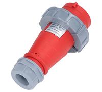 Industrial Connector IP67 Concealed Mount Aviation Plug 4 Pin 3P+E AC 380415V 16A Nylon Brass Heavy Duty Power Connector for Docks Airports Power Plants