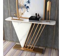 Industrial Console Table, Metal Base - 31.5" Long Entryway & Hallway Sofa Table - Stylish Accent Furniture for Living Room, Entryway, and Office Décor