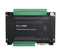 Industrial Control Board, 14 Input 10 Output 24V 5A PLC Programmable Logic Controller industrial Control Board Relay Output for Industrial Automation Control industrial computer
