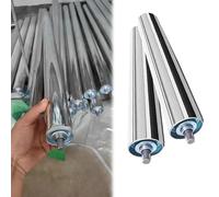 Industrial Conveyor Roller Set, Heavy-Duty Galvanized Steel for Smooth Handling in Factories & Warehouses - Durable, Reliable, Efficient Material Movement