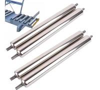 Industrial Conveyor Rollers - 4 Pack Roller Set 25mm/1.0in Diameter for Seamless Material Transport Heavy-Duty 150mm/5.9in Length - Ideal for Various Applications
