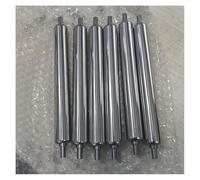 Industrial Conveyor Rollers - 6 Pack, 2" Diameter, Silver, Replacement Heavy-Duty Support Wheels, 850mm (33.4in) Length, Ideal for Manufacturing and Warehousing