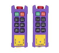 Industrial Crane Remote Control Kit Wireless Electric Hoist Remote Controller with Receiver IP67 watertight for Cranes Conveyors CNC Equipment (220V)
